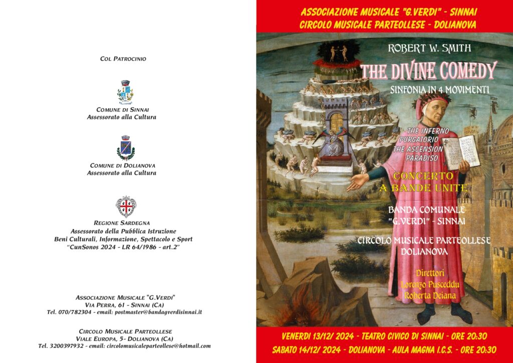 Locandina Concerto La Divina Commedia